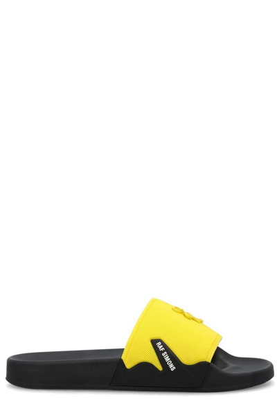 Shop Raf Simons Astra Logo In Yellow