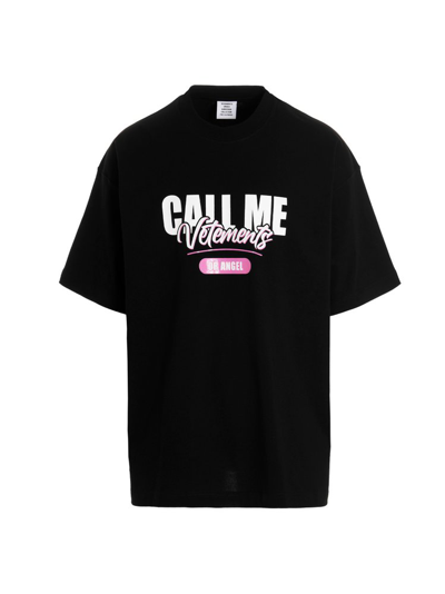 Shop Vetements Call Me Print T-shirt