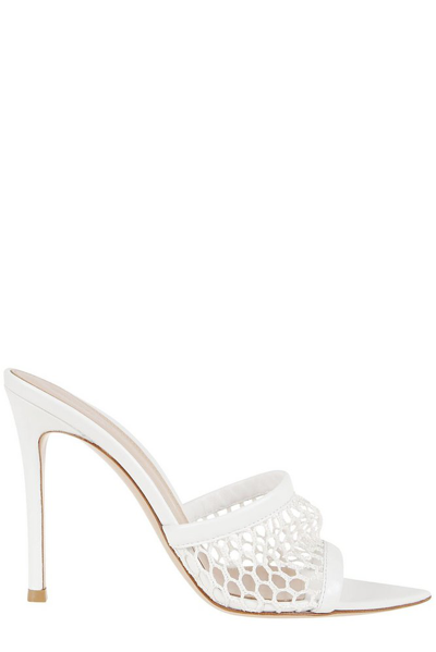 Shop Gianvito Rossi Alisia Slip In White