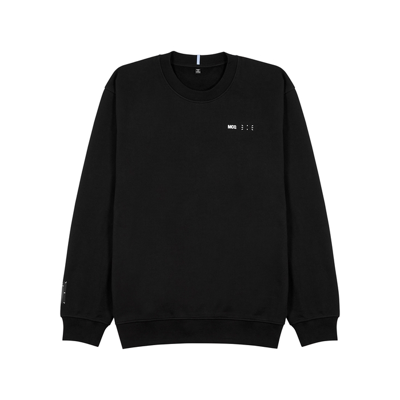 Shop Mcq By Alexander Mcqueen Jack Black Logo-print Cotton Sweatshirt