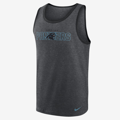 Nike Men's Team (nfl Carolina Panthers) Tank Top In Grey
