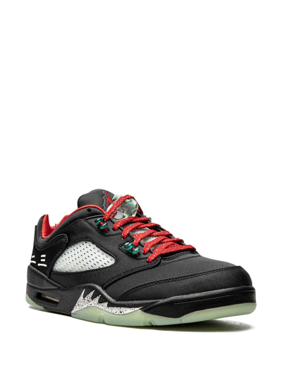 Jordan X Clot  5 Low Sneakers In Black