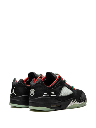 Jordan X Clot  5 Low Sneakers In Black
