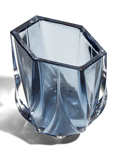Shop Zaha Hadid Design Shimmer Tealight Holder In Blue