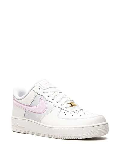 Shop Nike Air Force 1 07 "summit White/regal Pink" Sneakers
