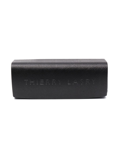 Thierry Lasry Flexxxy Rectangle-frame Sunglasses In Black