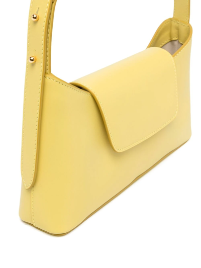 Shop Elleme Envelope Leather Shoulder Bag In Yellow