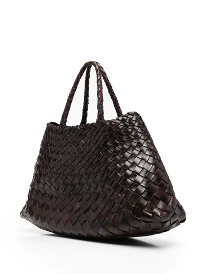 Dragon Diffusion Santa Croce Tote Bag In Braun