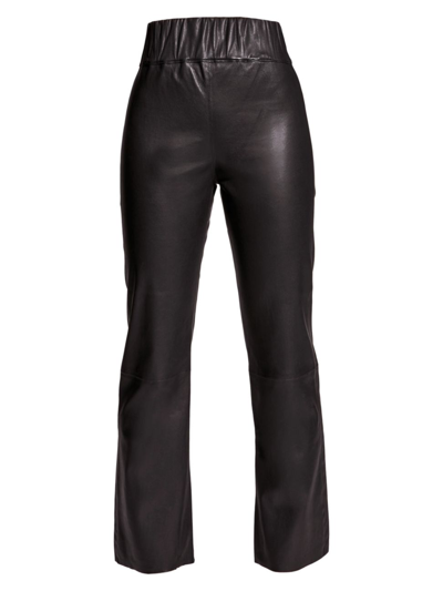 Shop As By Df Women's Reagan Stretch Leather Leggings In Black