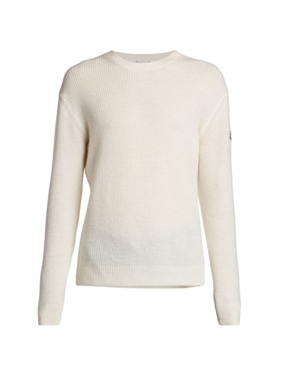 Moncler Logo appliqu Relaxed fit Wool And Cashmere blend Jumper