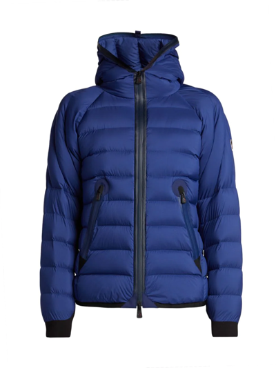 Shop Moncler Men's Barnave Jacket In Blue