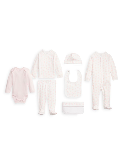 Shop Polo Ralph Lauren Baby's Cotton 7-piece Gift Set In Delicate Pink