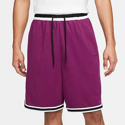Shop Nike Men's Dri-fit Dna Basketball Shorts In Sangria/black