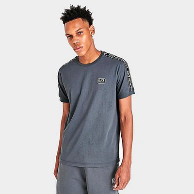 Emporio Armani Men's Ea7 Taped Logo Training T-shirt In Charcoal Grey |  ModeSens
