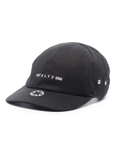 Shop Alyx Embroidered Logo Baseball Cap In Black