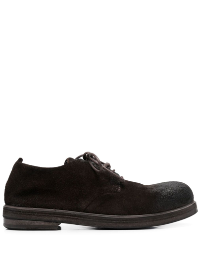 Marsèll Brown Zucca Zeppa Lace-ups In Brown