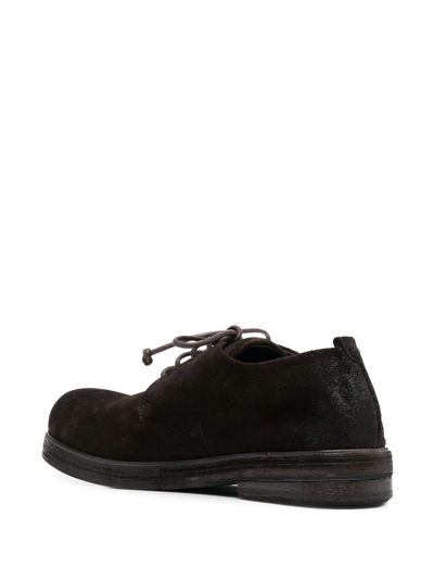 Shop Marsèll Zucca Zeppa Derby Shoes In Brown