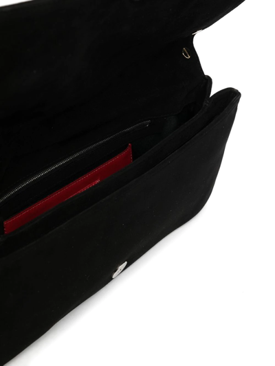 Pre-owned Valentino Garavani 2000s Chain-link Shoulder Bag In Black