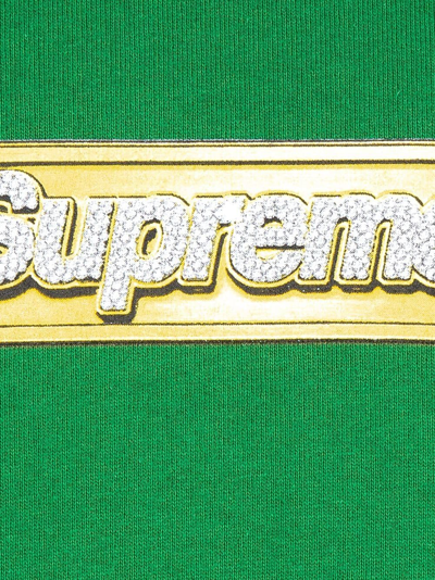 Supreme Bling Box Logo Hoodie In Green
