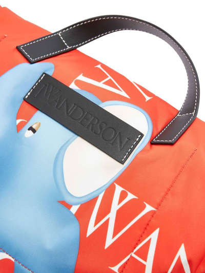 Shop Jw Anderson Logo-print Belt Bag In Orange