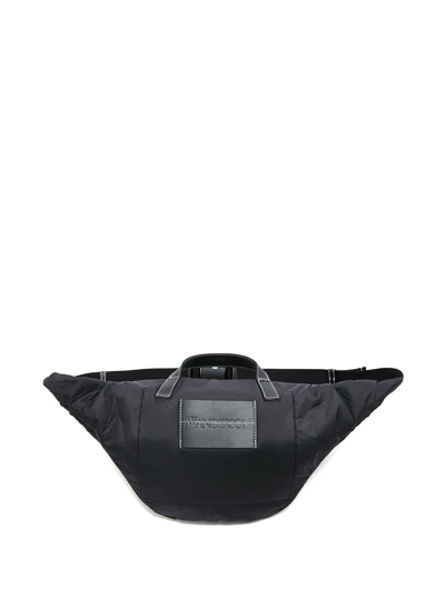 Shop Jw Anderson Logo-print Belt Bag In Black