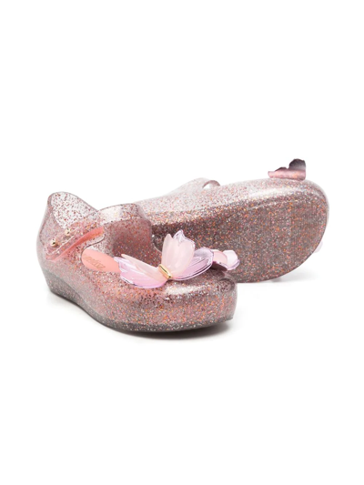 Shop Mini Melissa Tassel-detail Ballerina Shoes In Pink