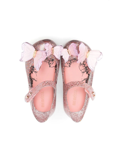 Shop Mini Melissa Tassel-detail Ballerina Shoes In Pink