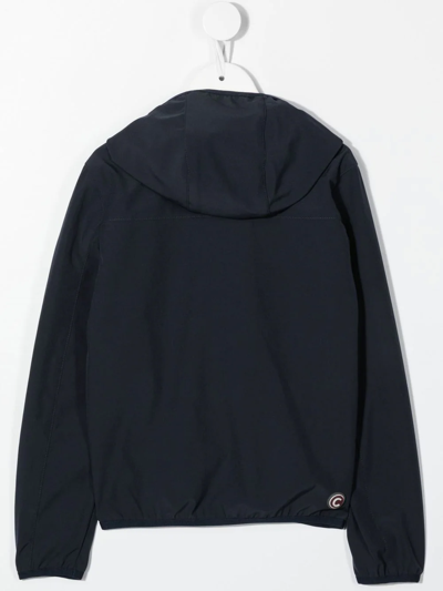 Shop Colmar Zip-up Hooded Jacket In Blue