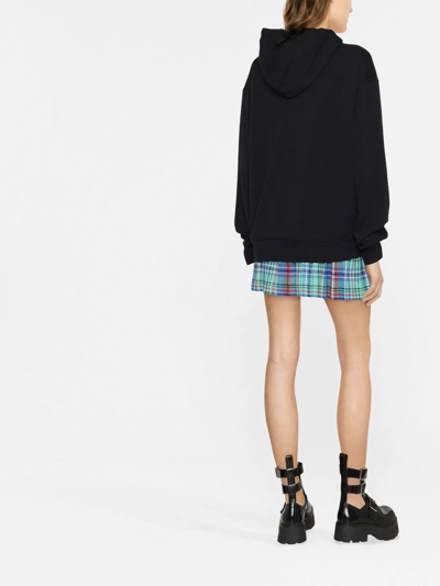 Dsquared2 Woman Black Hoodie With Logo In Black