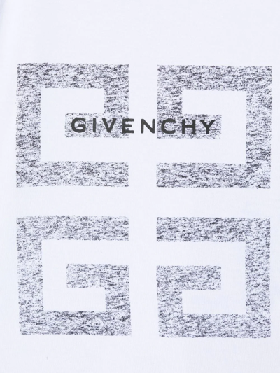 Givenchy Logo-print Long-sleeve T-shirt In White