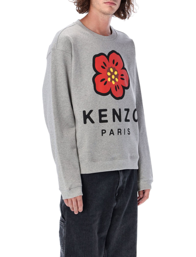 Shop Kenzo Boke Flower Sweatshirt In Grey