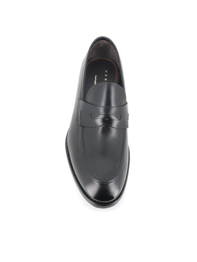 Shop Henderson Baracco Loafers 51405b In Black