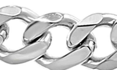 Effy Sterling Silver Curb Link Bracelet In White