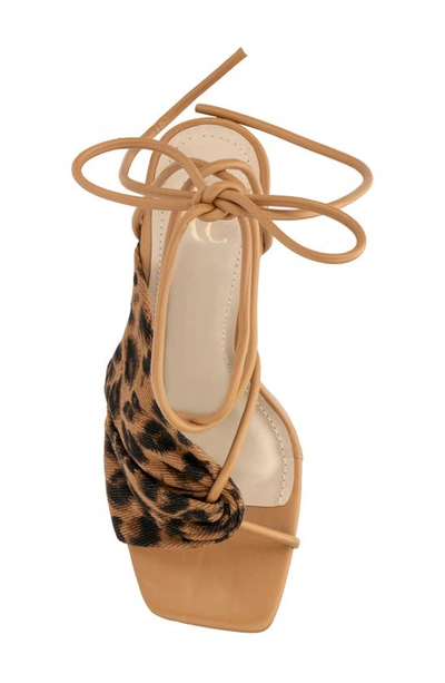 New York And Company Women's Carolle Clear Heel Sandal In Cognac