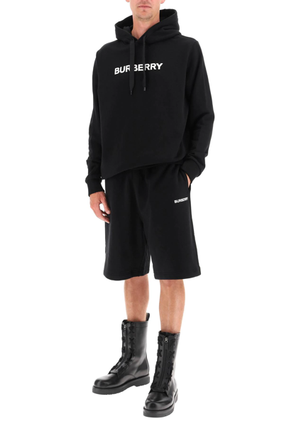 Burberry Black Cotton Sweatshirt In Black