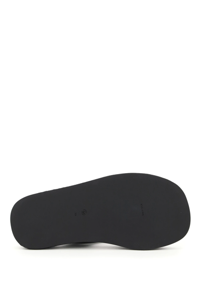 Shop The Row Ginza Thong Mules In Black