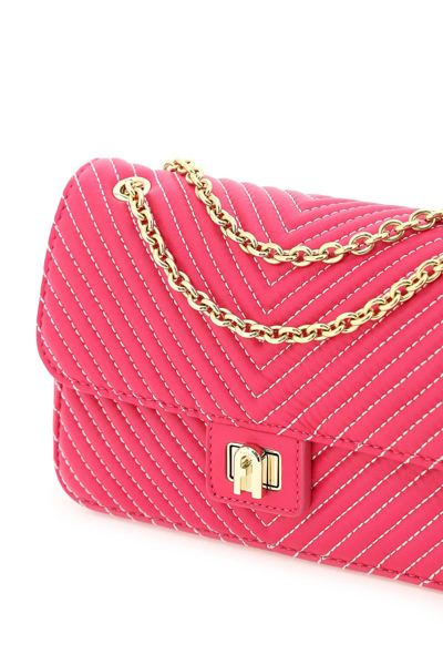 Shop Furla 'pop Star' Crossbody Bag In Fuchsia