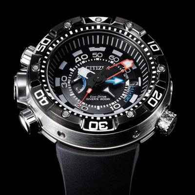 Pre-owned Citizen Bn2024-05e Promaster Aqualand Marine Eco-drive,free Shipping