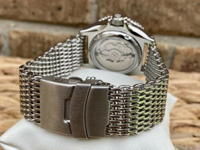 Pre-owned Seiko Custom  Nh70 Mod “the Terminator” Automatic Watch - Hand Made Glass Dial