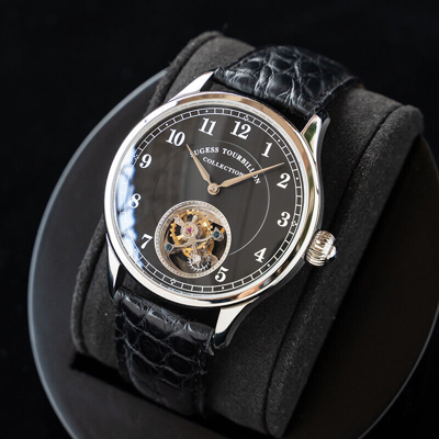 Pre-owned Sugess Tourbillon Master Bluesteel Seagull St8000 Mechanical Mens Watch Su8000sb