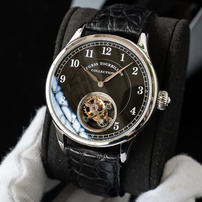 Pre-owned Sugess Tourbillon Master Bluesteel Seagull St8000 Mechanical Mens Watch Su8000sb