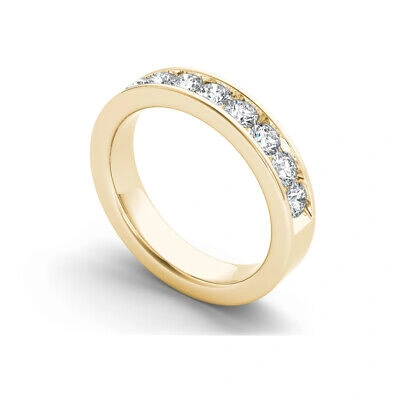 Pre-owned Igi 10k Yellow Gold 1/4ct Tdw Diamond Women's Wedding Band