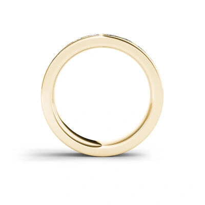 Pre-owned Igi 10k Yellow Gold 1/4ct Tdw Diamond Women's Wedding Band