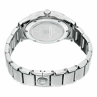 Pre-owned Alexander Men A102b-01 Statesman Regalia Analog Stainless Steel Swiss Watch In Silver