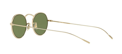 Pre-owned Oliver Peoples Rosson Sun Ov 5540su Workman Grey/regal Blue (1132/w5) Sunglasses In Green