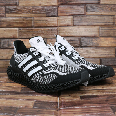 Pre-owned Adidas Originals Adidas Ultra 4d 5.0 Running Shoes Cookies &  Cream Black White G58158 Mens Sz 8.5 | ModeSens