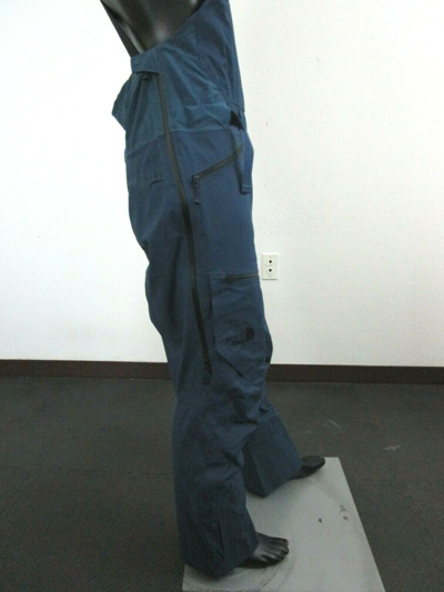 Pre-owned The North Face Mens  Purist Futurelight Waterproof Shell Ski Bibs Pants Bluewing In Bluewing Teal Blue