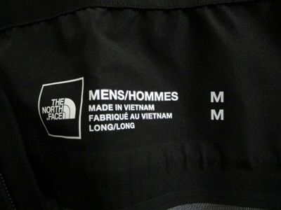 Pre-owned The North Face Mens North Face Dv Fz Full Zip Waterproof Dryvent Shell Ski Bibs Pant Black In Tnf Black