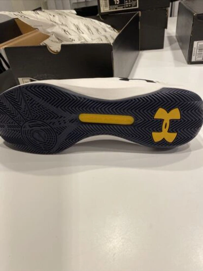 Pre-owned Under Armour Team Issue  Cal Golden Bears Ua Sc 3zero Tb 1303013-100 Size 14 In White