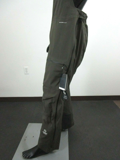 Pre-owned The North Face Mens North Face Summit L5 Fz Full Zip Waterproof Futurelight Shell Ski Bibs Pant In New Taupe Green